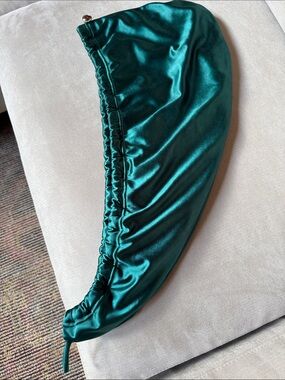 Mauves Emerald Satin Quick Dry Turban